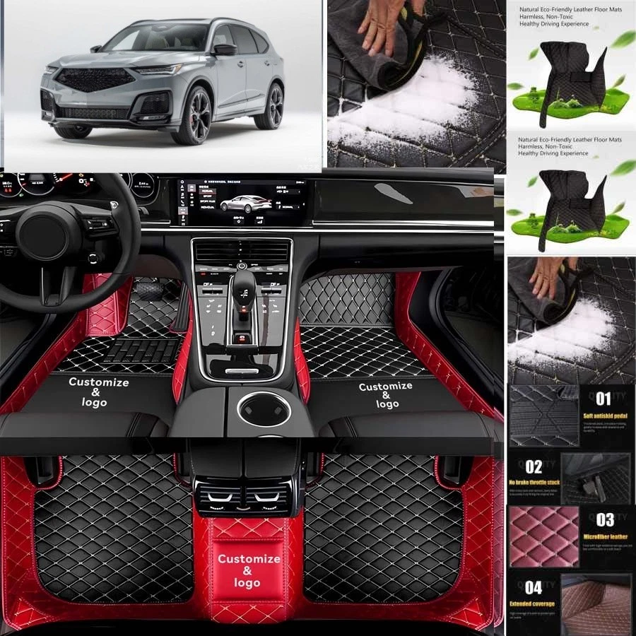 For Acura RDX Car Floor Mats Custom Waterproof All Weather Cargo Liner Carpet Foto 4 de 4