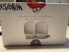 Stella T4 Premier Wearable Breast Pump Wear Pump Store Feed All-In-1 Open Box