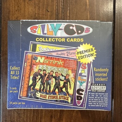 New Silly CDs Collector Trading Cards Premiere Edition 24 pk each Parody 2001