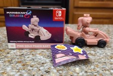 NEW 2024 McDONALD'S MARIO KART 8 DELUXE HAPPY MEAL TOY Pink Gold Peach 10 NIB
