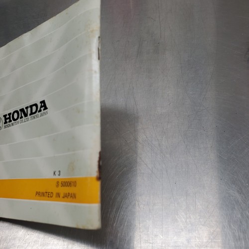 HONDA Z50A K3 MINITRAIL NEW NOS FACTORY OEM OWNER'S MANUAL - Picture 3 of 5