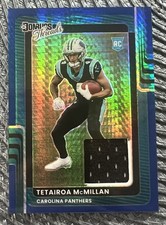 2025 Panini Donruss Optic - Donruss Threads Tetairoa McMillan #DTBH-TMN Blue...