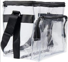 Large Clear Lunch Bags For Work See Through Plastic Box with