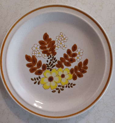 Nikko Colorstone Stoneware Japan Floral Flowers 10 1/2'' Dinner Plates