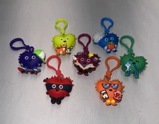 American Heart Association Kids Heart Challenge Lot of 7 Keychain Clips & Charms