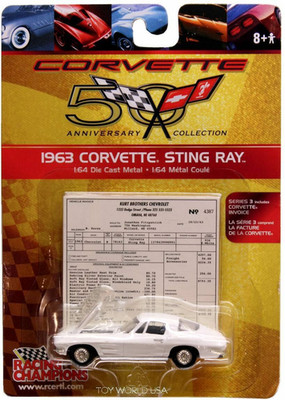Racing Champions Corvette 50th Anniversary 1963 Corvette Sting Ray Series 3