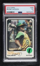 1973 Topps Reggie Jackson #255 PSA 5 HOF 2jq