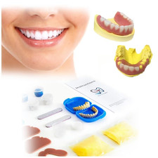 DIY Denture Kit,2 Sets 28 pcs Each of Different Sizes False Nature