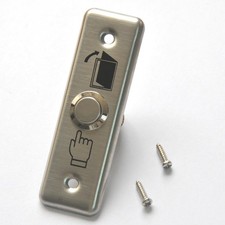 1pcs Edelstahl Exit Push Release Button Türschalter Zugangskontrollsystemen 2019