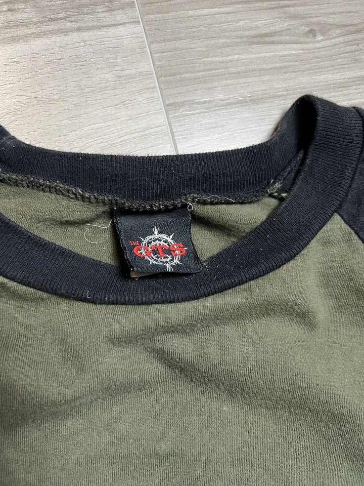 RARA Camisa De Colección Rancid Punk Rock Banda Estilo Béisbol Manga Larga Talla Grande Foto 3 de 4