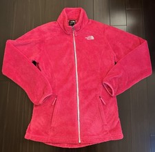 The North Face Girls Osito Soft Fleece Full Zip Jacket Size XL 18 Pink