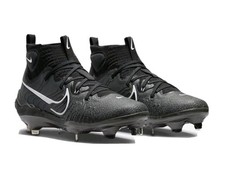 Nike Alpha Huarache NXT Metal Baseball Cleats Size 9 Men's Black DJ6517-010