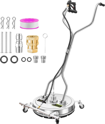 #ad 20quot; Pressure Washer Surface Cleaner plus with 5 Nozzles Water Broom Stainless S $303.59