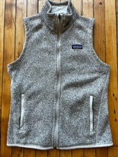 Patagonia Better Sweater Fleece Vest Gray Tan...