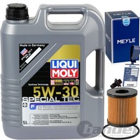 1X Meyle ÖLFILTER+5W30 ÖL FüR Ford Focus 2 3 Mondeo 4 5 Fiesta 5 6 C-MAX B-MAX
