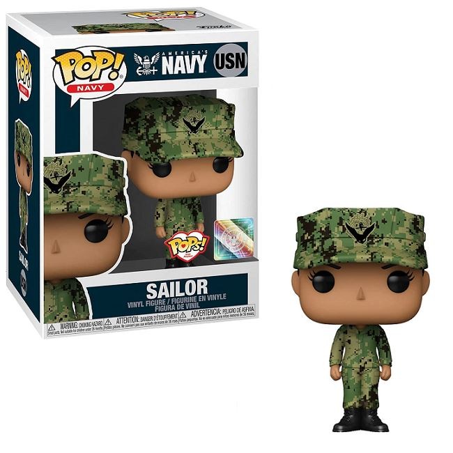 Navy Sailor Mujer #Usn - ¡Funko Pop Azul Marino! Azul Marino [Uniforme Camuflaje Hispano]
