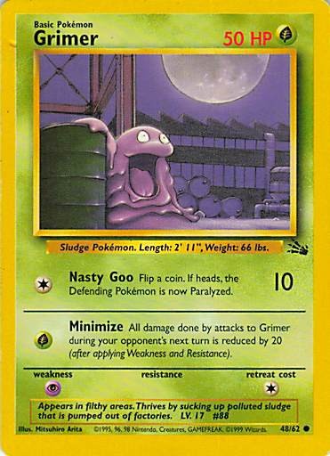 Grimer 78/110 C Legendary Collection Pokemon NM