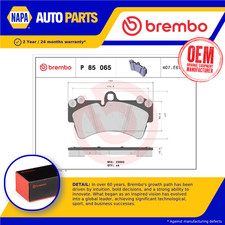 Brake Pads Set fits PORSCHE CAYENNE 9PA 4.8 Front 07 to 10 M48.01 Brembo Quality