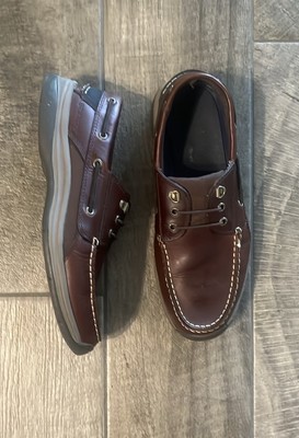 sebago Brown Leather mens shoes Sz 11M