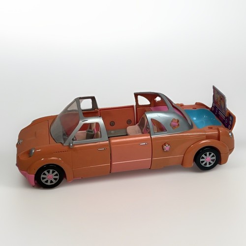 VTG Fashion Polly Pocket 2002 Pink Stretch Limo Pool Car B1251 Sound Works - Picture 6 of 12