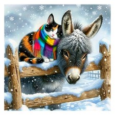 AMORARS 5D Diamond Painting Kit for 30x30 cm 11.8x11.8 inches , Multicolour