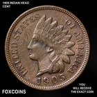 1905 Indian Head Cent XF EXTRA FINE Brown Full LIBERTY - NICE  coin 053