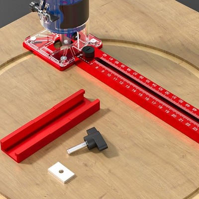 Router Milling Groove Bracket Woodworking Cutting and Milling Circular Auxiliary