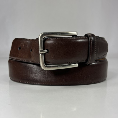 #ad #ad Trafalgar Worn Brown Genuine Leather Dress Belt Men#x27;s Size 32 80 $15.00