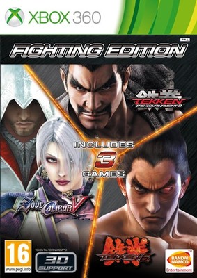 Fighting Edition Tekken Tag 2, Tekken 6 & Soulcalibur V Juego para XBOX 360