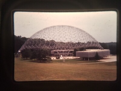 XBS01 35mm Slide Photo Vintage CLEAR WIRED DOME STRUCTURE MMMMM