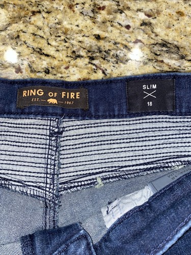 Ring Of Fire Size Boys 18 Slim Jeans - Picture 2 of 3
