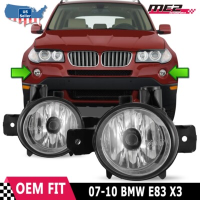 Fits bmw x3 e83 55 W clear halogène Xenon HID Front Fog Light Bulbs Pair
