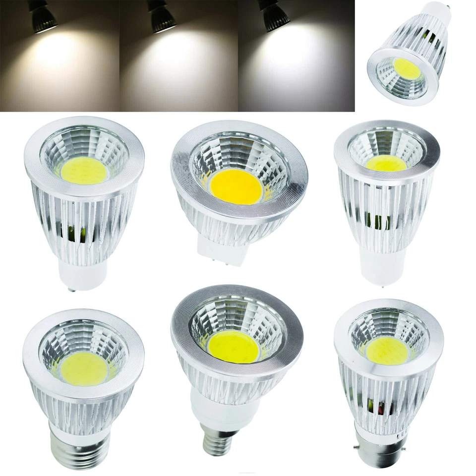 Dc24v LED COB Spotlight Dimmbare Glühbirnen Glühbirne 6w/12w 3000k-6500k 45/Grad - Bild 1 von 4