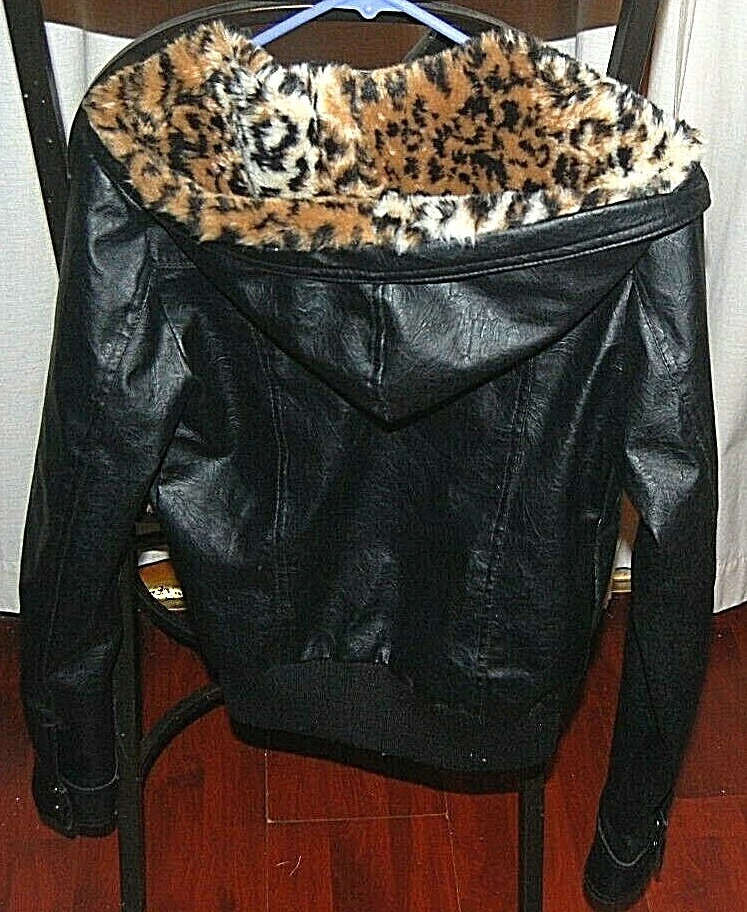 Obey faux shop leather jacket