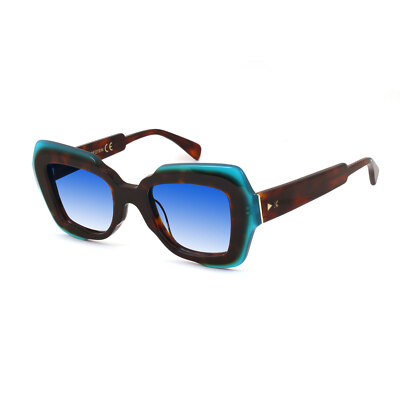 XLAB Sunglasses mod. LOFOTEN  DARK TURTLE-AQUAMARINE GREEN / SHADED BLUE
