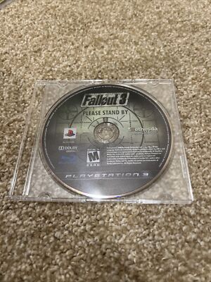 Fallout 3 (Sony PlayStation 3, 2008) Tested Works Disc