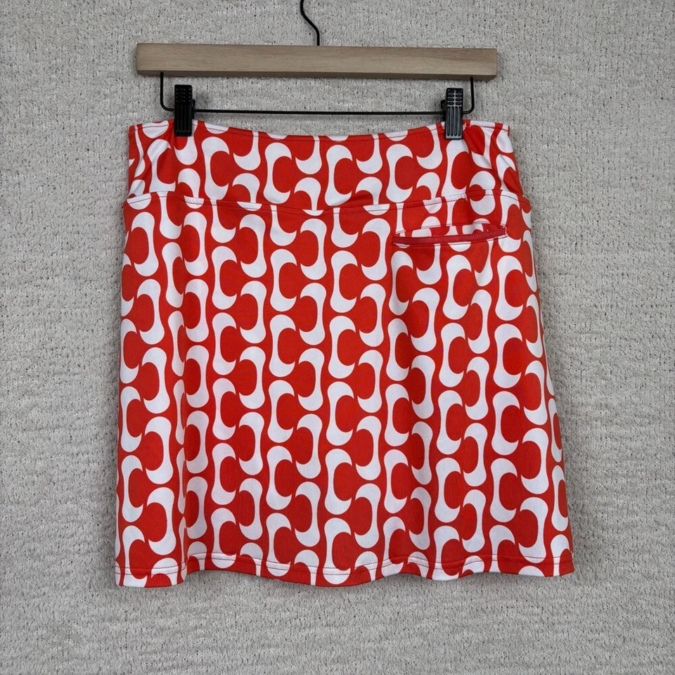 Skort Golftini Feminino XL Multicolorido Sunrise Sunset Short Tênis de Golfe Pickleball - Imagem 4 de 4