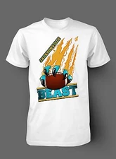 Men Jaguar Beast Claws Football Tee Shirt Big &Tall small Graphic Jacksonville