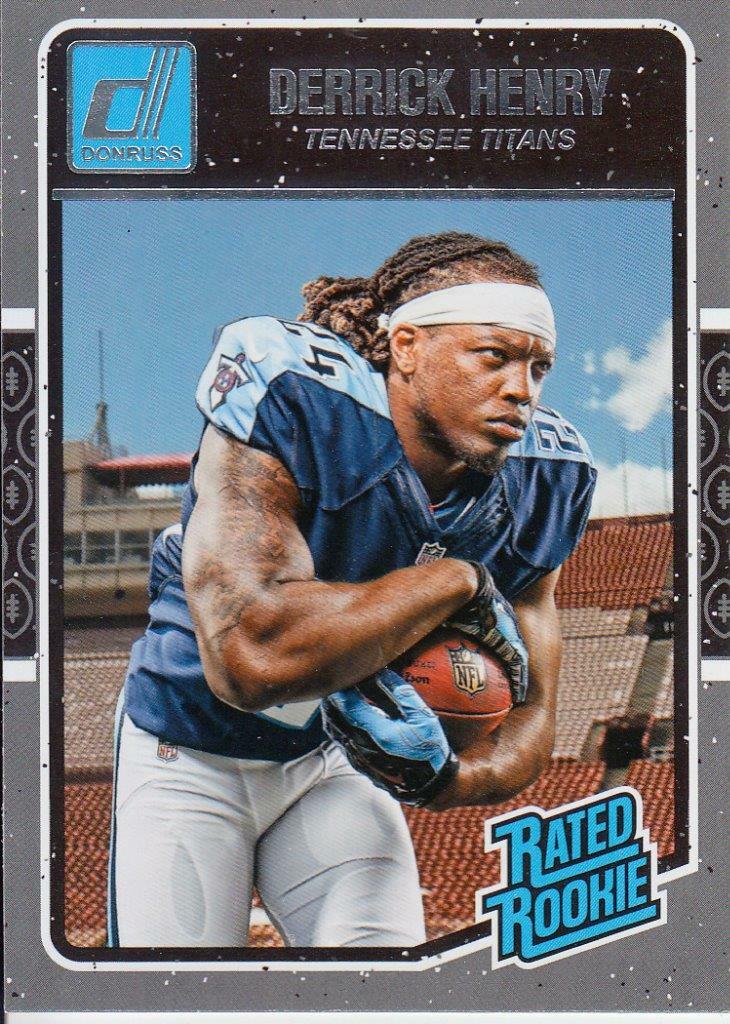 2016 Donruss #365 Derrick Henry RR Rated Rookie RC Titans