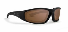 Epoch Foam Padded Motorcycle Sunglasses Black Frames Amber Lens ANSI Z87.1 