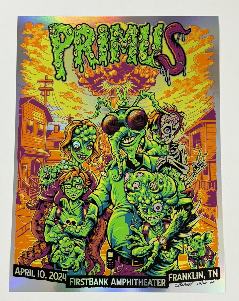 フロントミッション　ポスターカレンダー Primus Poster Franklin TN 4/10/24 Silkscreen Numbered #'d