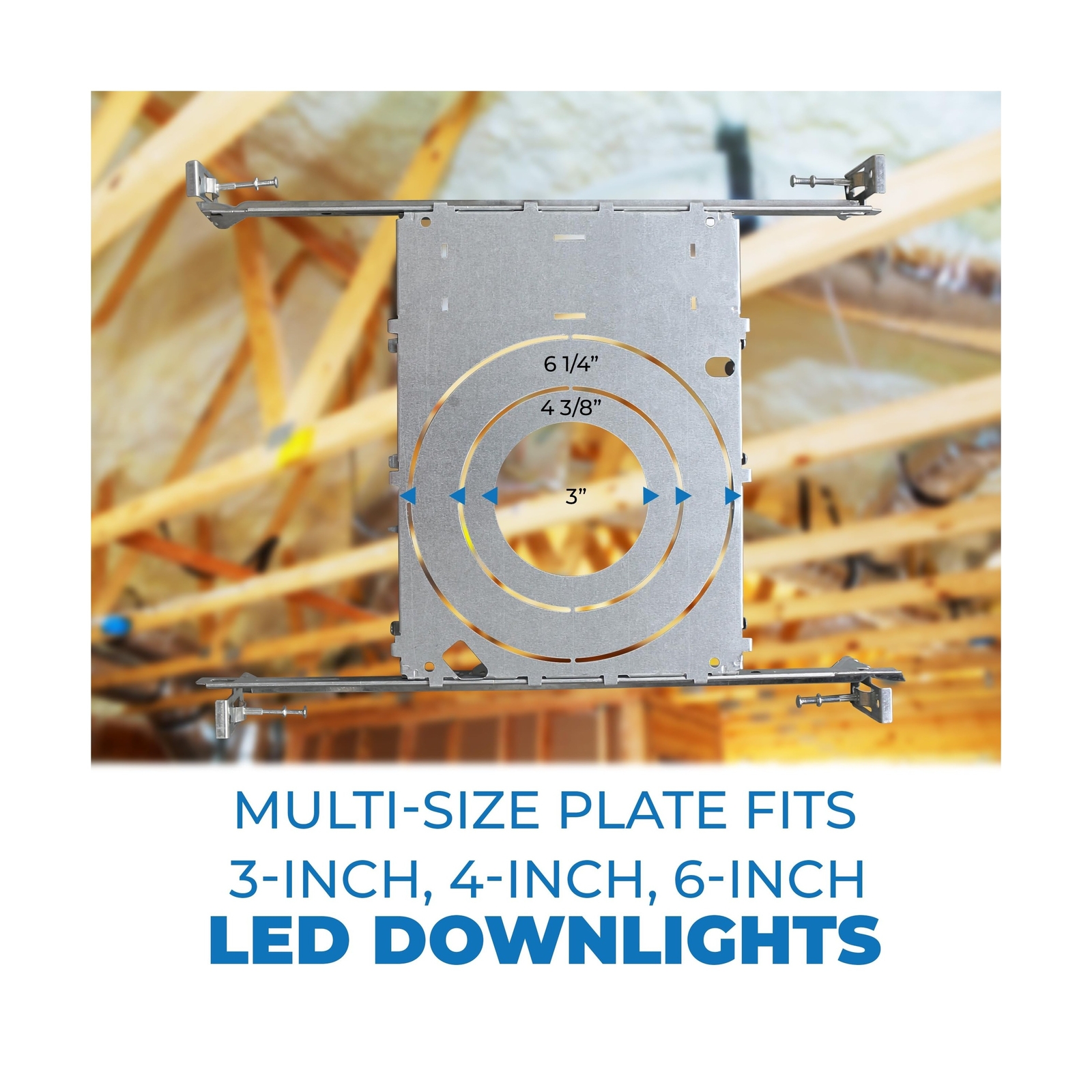 OHLECTRIC New Construction Pre-Mounting Plate with Hanger Bars, Compatible wi...
