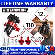 110 Gph Electric High Pressure Fuel Pump 13-14 Psi For 12-802-1 External Holley