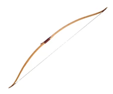 Traditional Wooden Longbow, 71" Ash+Bamboo Bow, Medieval Archery Recurve Bow RA