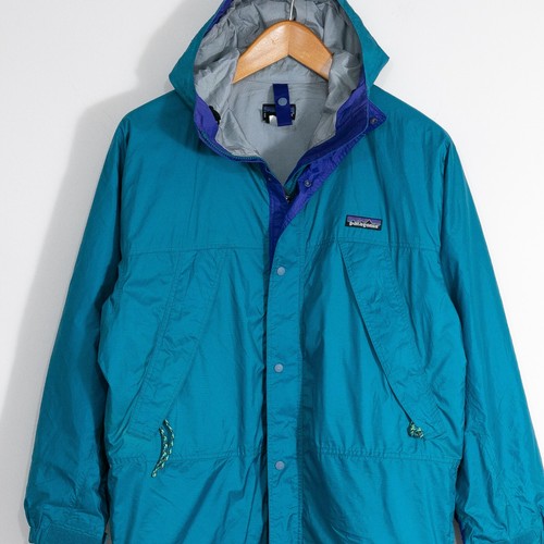 Patagonia All Terrain Windbreaker Jacket Kids Size 12 - Hooded Hiking Outdoors - Picture 2 of 6