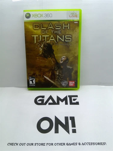 Clash of the Titans: The Videogame (Xbox 360, 2010) Complete Tested Working