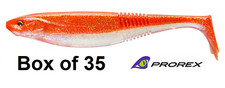 35 x 7.5cm HALO ORANGE DAIWA PROREX CLASSIC DF DUCK FIN SHADS 75DF SOFT LURES