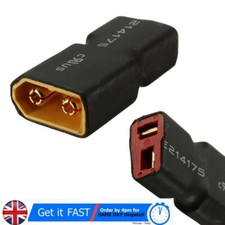 RC XT60 Male To Deans Plug Female T Connector Adapter Car Plane Lipo Battery