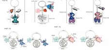 lot 10pcs cartoon Stitch mix Halloween Keychain Key Chain Girls boy Keyring gift