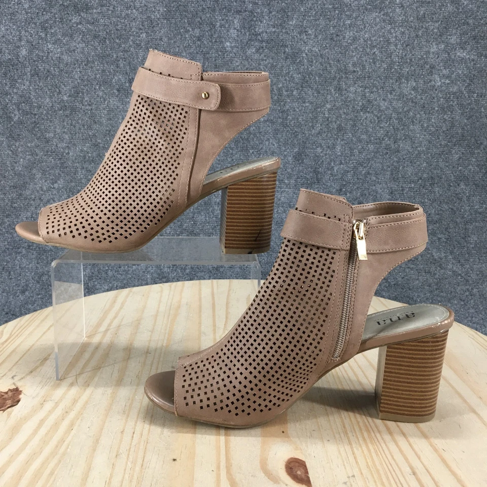 ANA A New Approach Botas Mujer 10 M Ana Trucha Botines Beige Imitación Cuero Foto 2 de 4